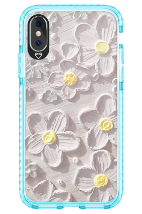 White Flowers - Apple iPhone XS