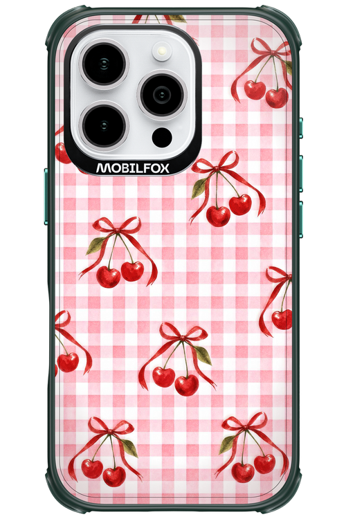 Pink Cherry Checked 2.0 - Apple iPhone 16 Pro