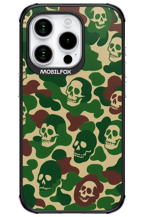 Camo Skull - Apple iPhone 15 Pro