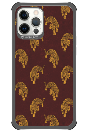 Burgundy Leopard Pattern - Apple iPhone 12 Pro Max