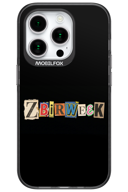 Zbirweek (black) 2.0 - Apple iPhone 15 Pro