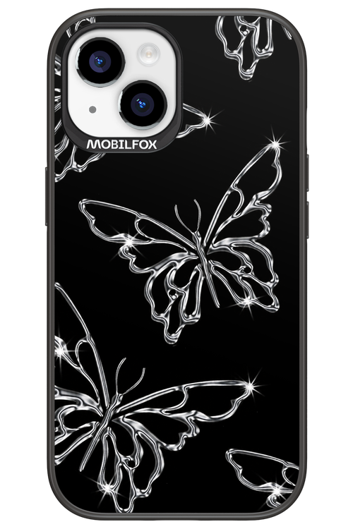 Silver Butterfly 2.0 - Apple iPhone 15