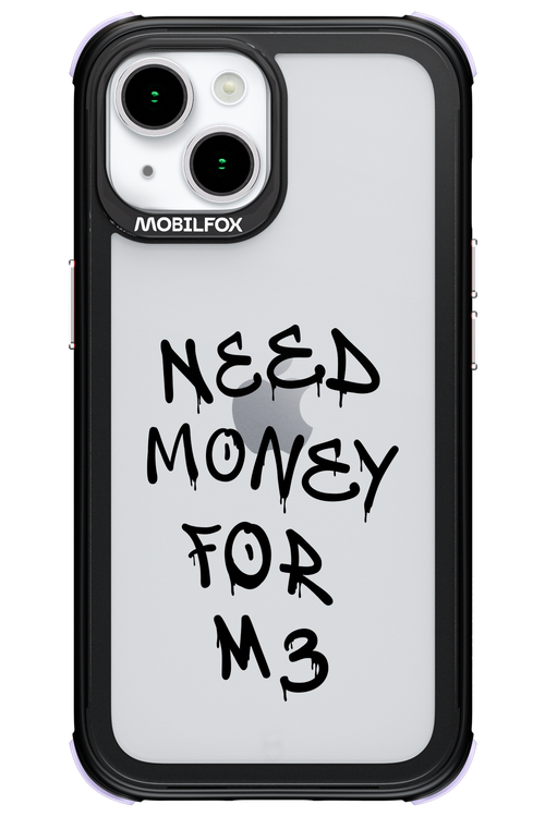 Need M3 Transparent Black - Apple iPhone 15
