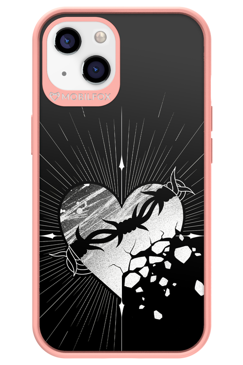 Fehér Szív - Apple iPhone 13