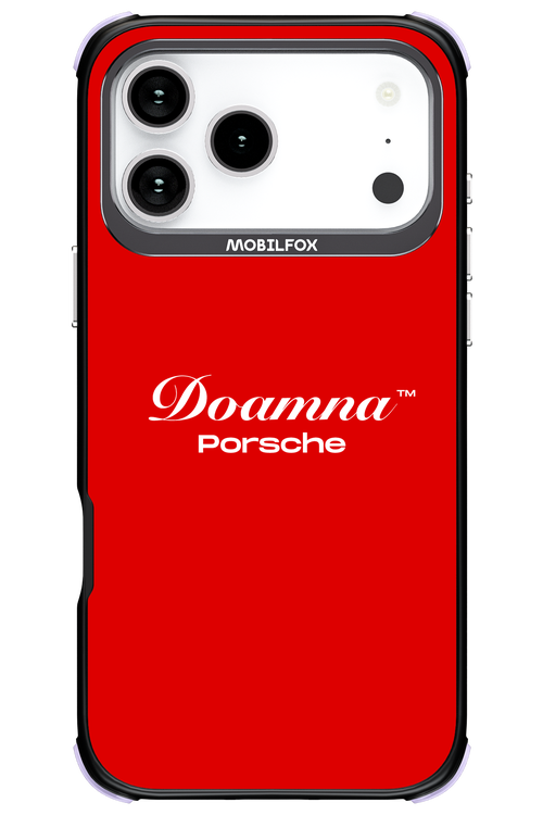Doamna Porsche (red) - Apple iPhone 17 Pro Max