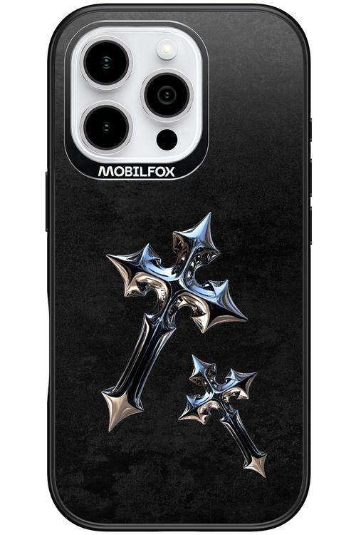 Chrome Crosses 2.0 - Apple iPhone 16 Pro
