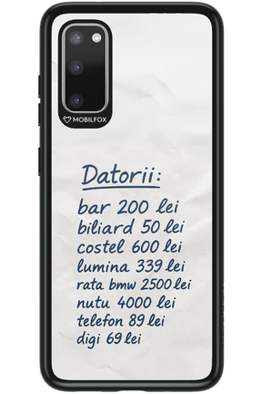 The List 2.0 - Samsung Galaxy S20