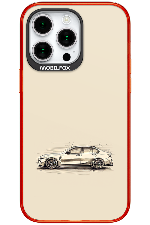 Sketch Car - Apple iPhone 15 Pro Max