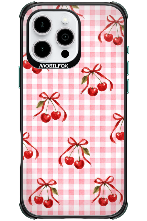 Pink Cherry Checked 2.0 - Apple iPhone 16 Pro Max