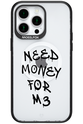 Need M3 Transparent Black - Apple iPhone 15 Pro Max