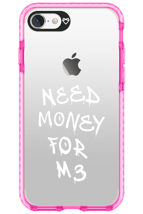 Need M3 Transparent White - Apple iPhone 7