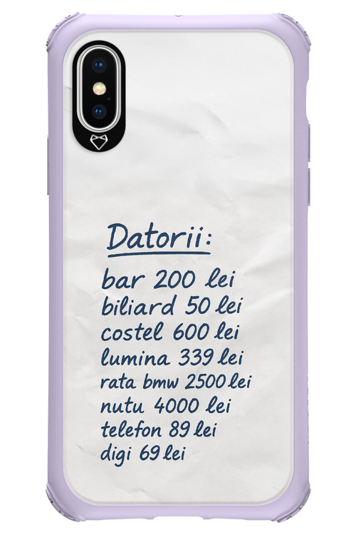 The List 2.0 - Apple iPhone X