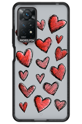 Red Love Transparent 2.0 - Xiaomi Redmi Note 11Pro 4G/5G
