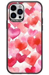 Water Painted Heart - Apple iPhone 12 Pro