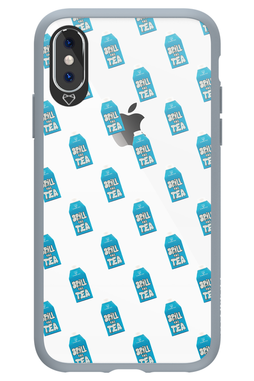 Blue Tea Party Chaos - Apple iPhone X