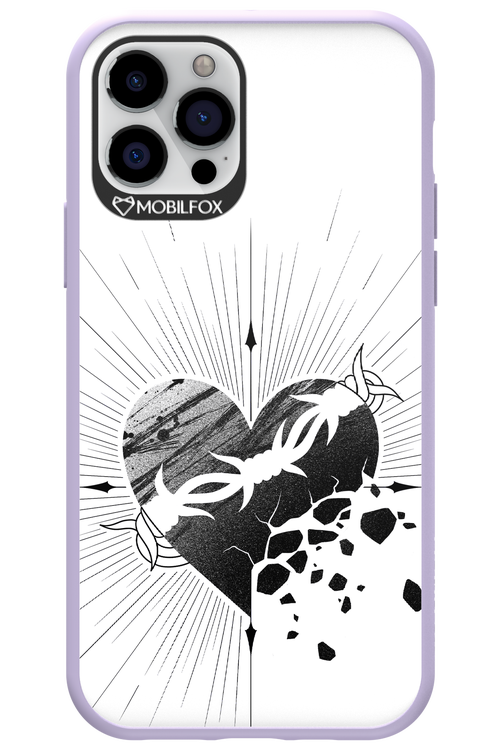 Fekete Szív - Apple iPhone 12 Pro