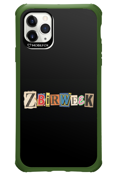 Zbirweek (black) 2.0 - Apple iPhone 11 Pro Max