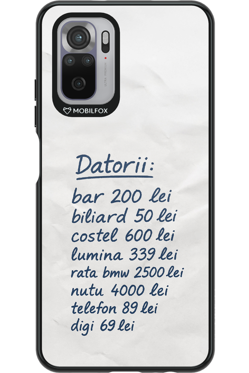 The List 2.0 - Xiaomi Redmi Note 10
