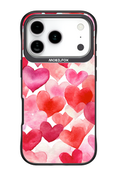 Water Painted Heart - Apple iPhone 17 Pro