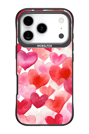 Water Painted Heart - Apple iPhone 17 Pro