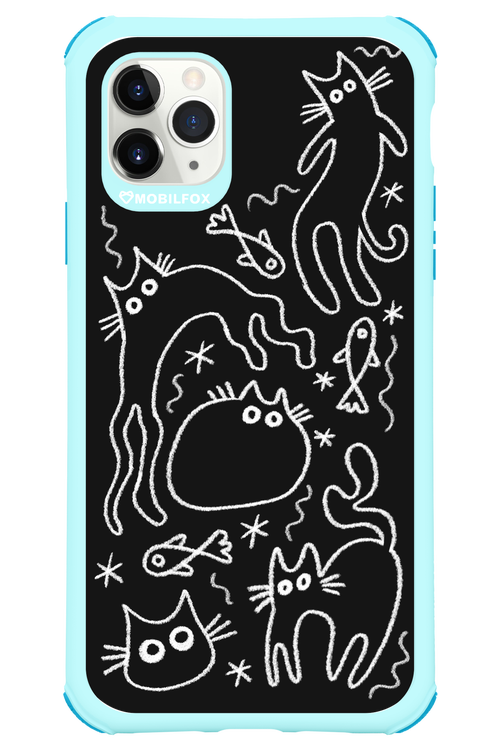 CHALK_CATS 2.0 - Apple iPhone 11 Pro Max