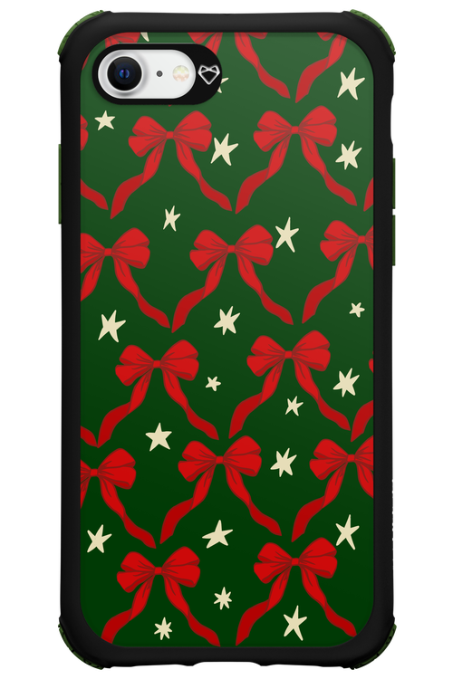 Bow & Stars (Green) - Apple iPhone 7