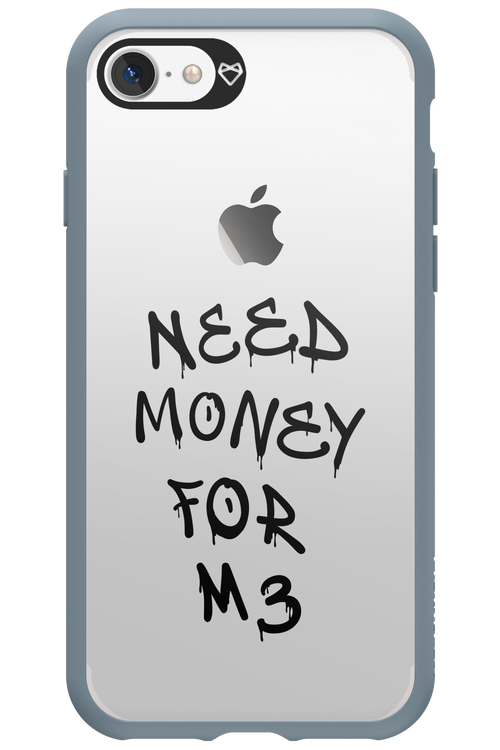 Need M3 Transparent Black - Apple iPhone 7