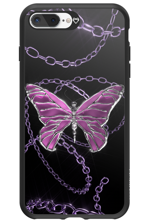 Butterfly Necklace - Apple iPhone 7 Plus