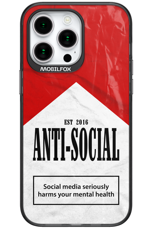 ANTI-SOCIAL II 2.0 - Apple iPhone 15 Pro Max