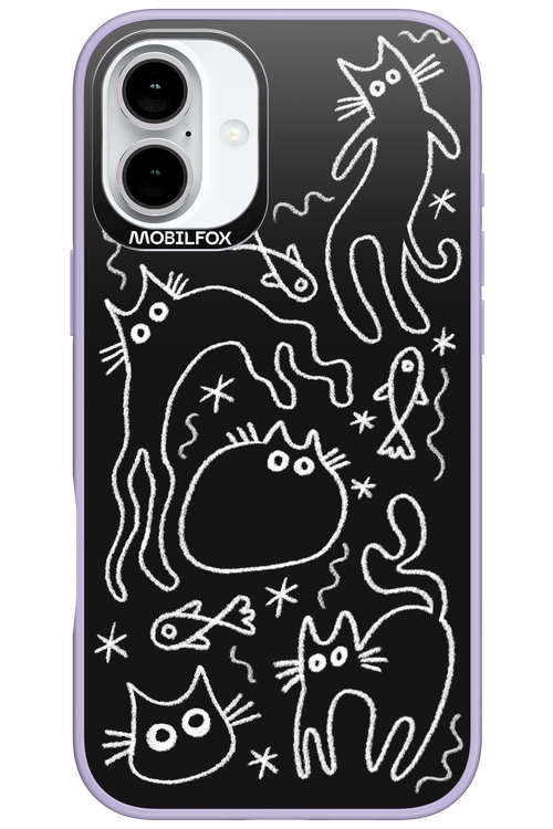 CHALK_CATS 2.0 - Apple iPhone 16 Plus