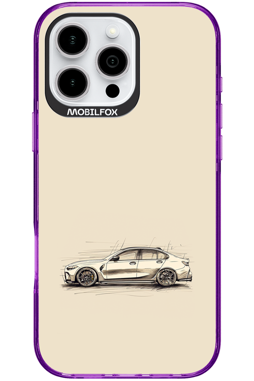 Sketch Car - Apple iPhone 16 Pro Max