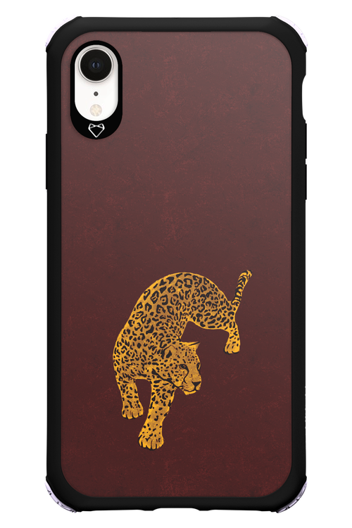 Burgundy Leopard - Apple iPhone XR