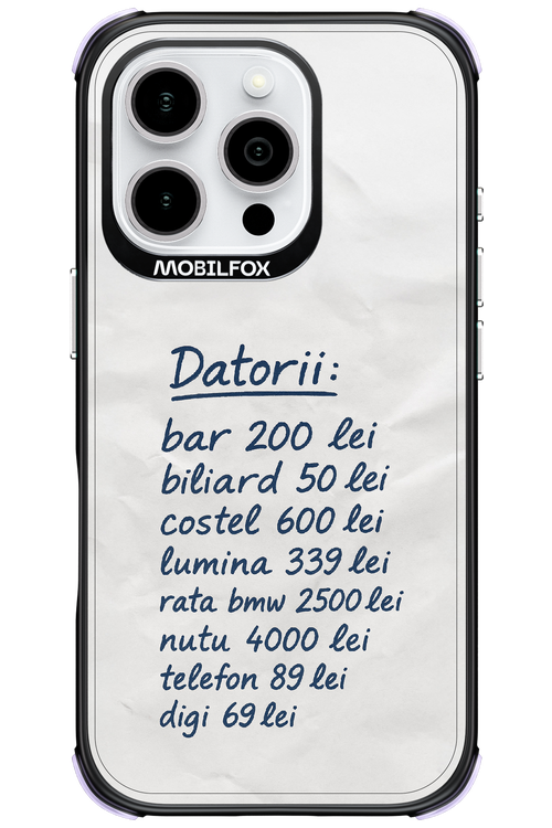 The List - Apple iPhone 16 Pro