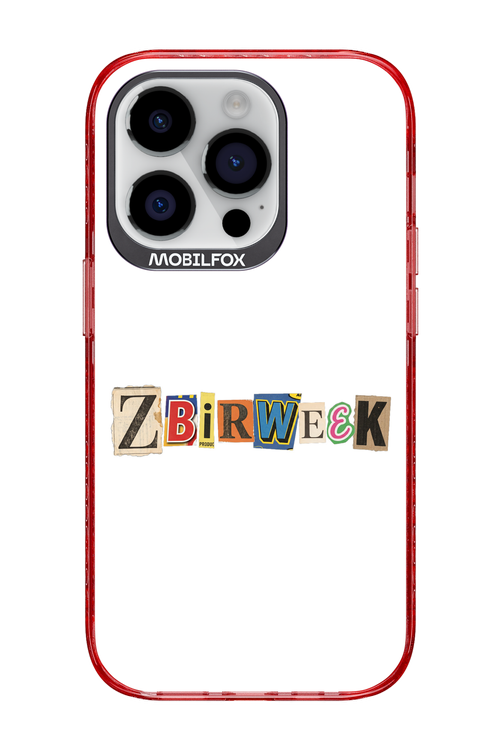 Zbirweek (white) 2.0 - Apple iPhone 14 Pro