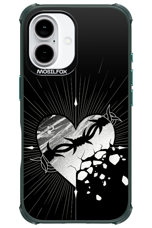 Fehér Szív - Apple iPhone 16