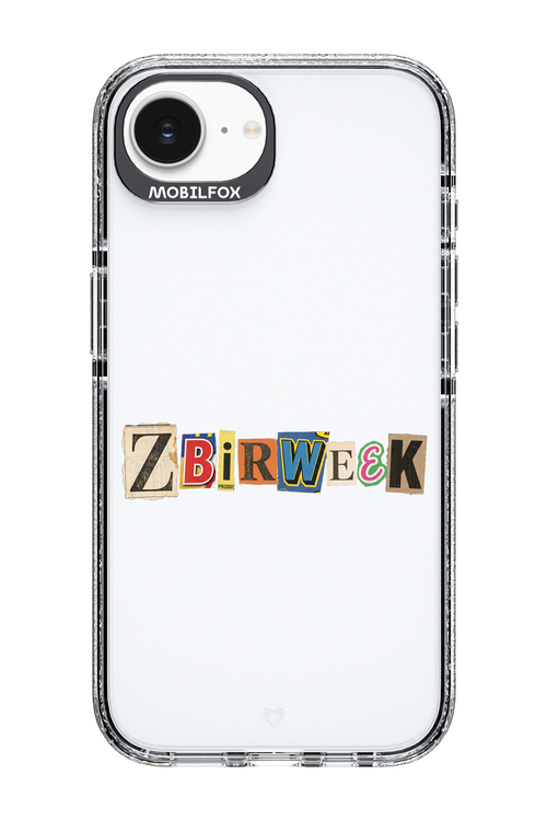 Zbirweek (transparent) 2.0 - Apple iPhone 16e