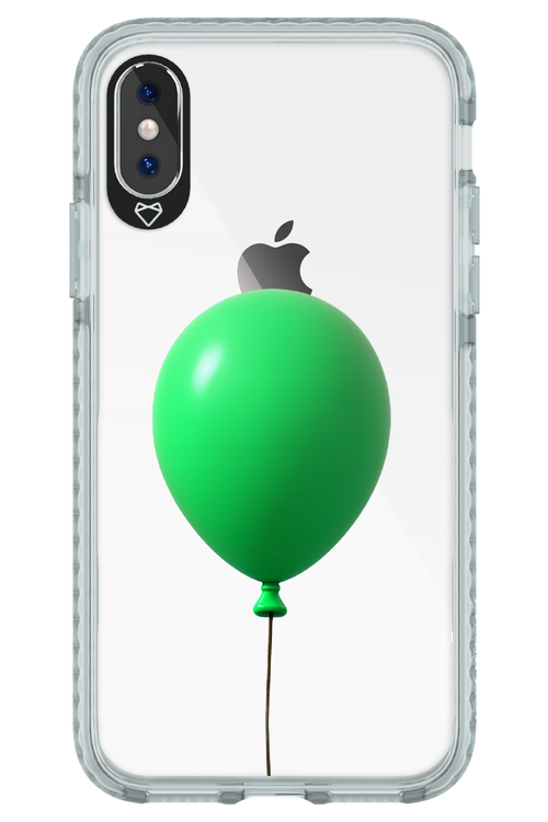 Green Balloon - Apple iPhone X