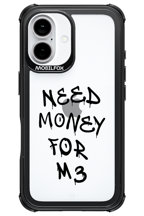 Need M3 Transparent Black - Apple iPhone 16