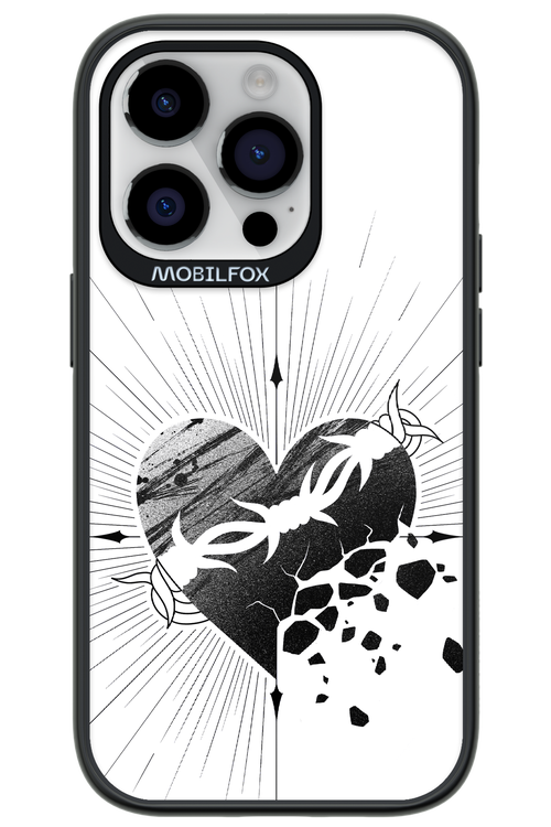 Fekete Szív 2.0 - Apple iPhone 14 Pro