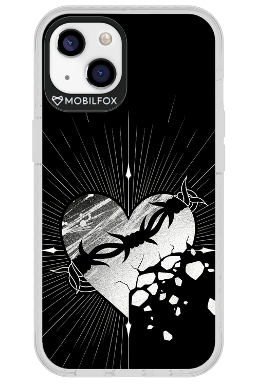 Fehér Szív - Apple iPhone 13