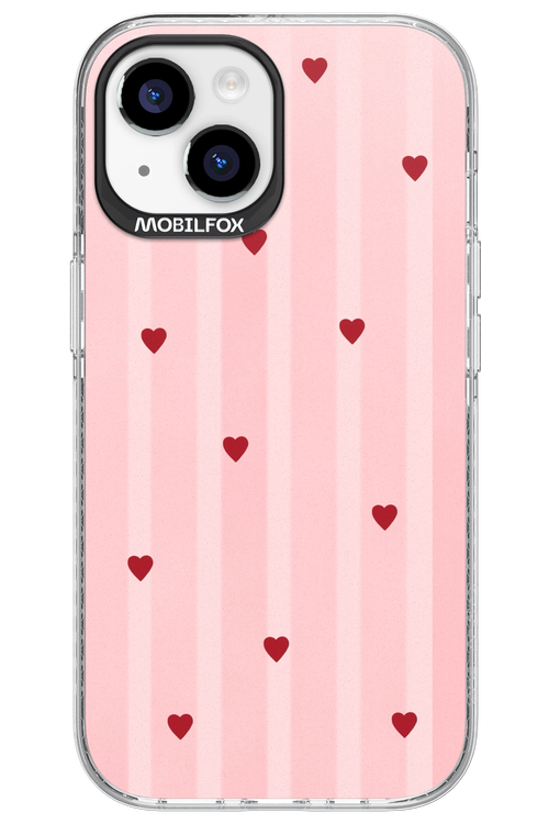 Red Little Hearts 2.0 - Apple iPhone 15