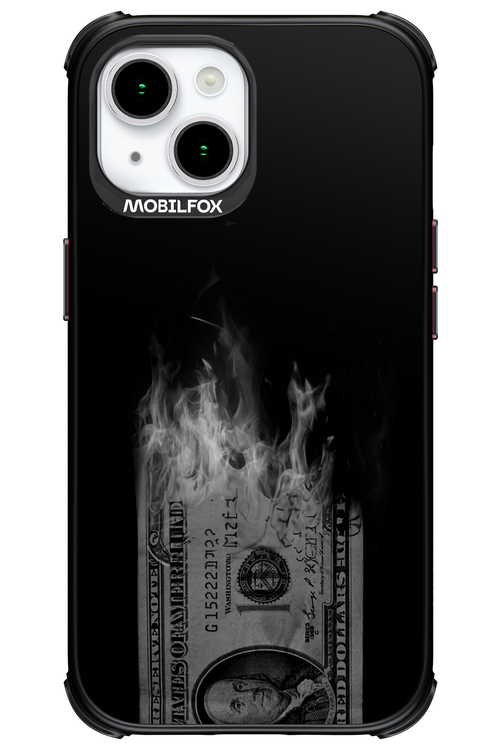 Money Burn B&W 2.0 - Apple iPhone 15