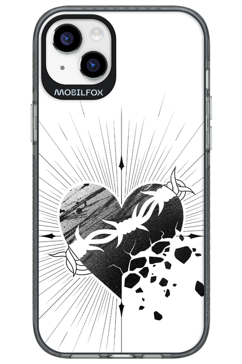 Fekete Szív - Apple iPhone 14 Plus