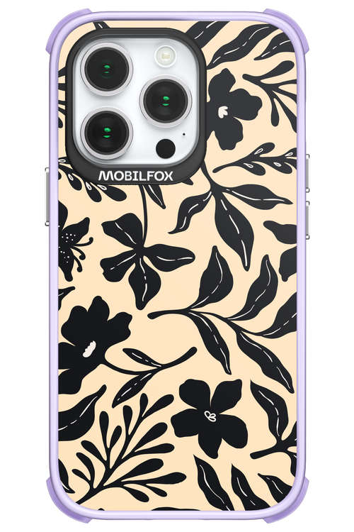 Black Flowers 2.0 - Apple iPhone 14 Pro