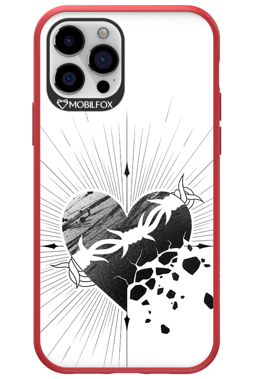 Fekete Szív - Apple iPhone 12 Pro