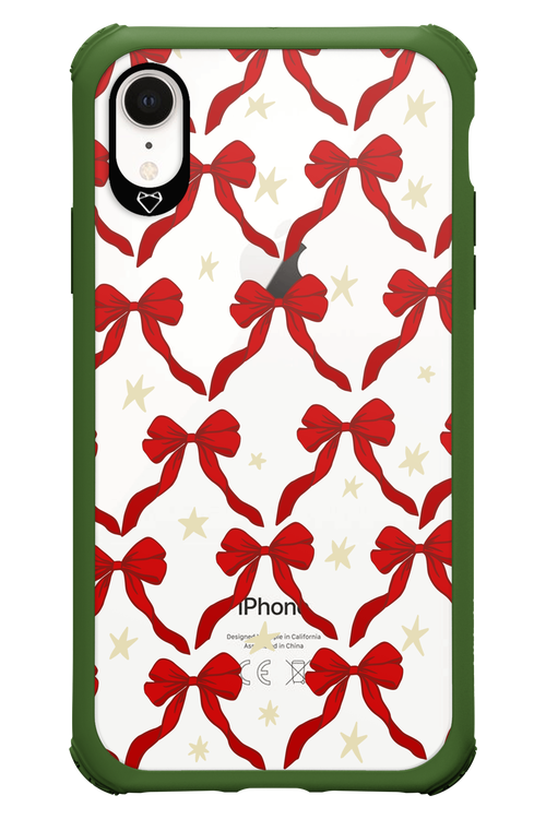 Bow & Stars (Transparent) - Apple iPhone XR