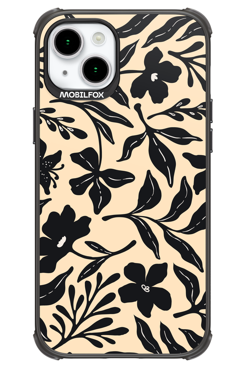 Black Flowers 2.0 - Apple iPhone 15 Plus