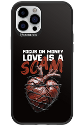 Focus on money, love is a scam - Apple iPhone 12 Pro Max