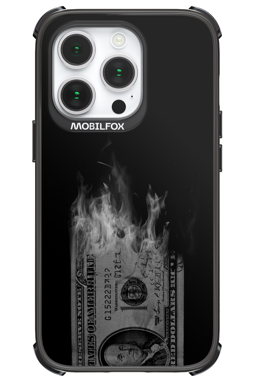 Money Burn B&W 2.0 - Apple iPhone 14 Pro