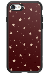 Burgundy Stars - Apple iPhone SE 2022